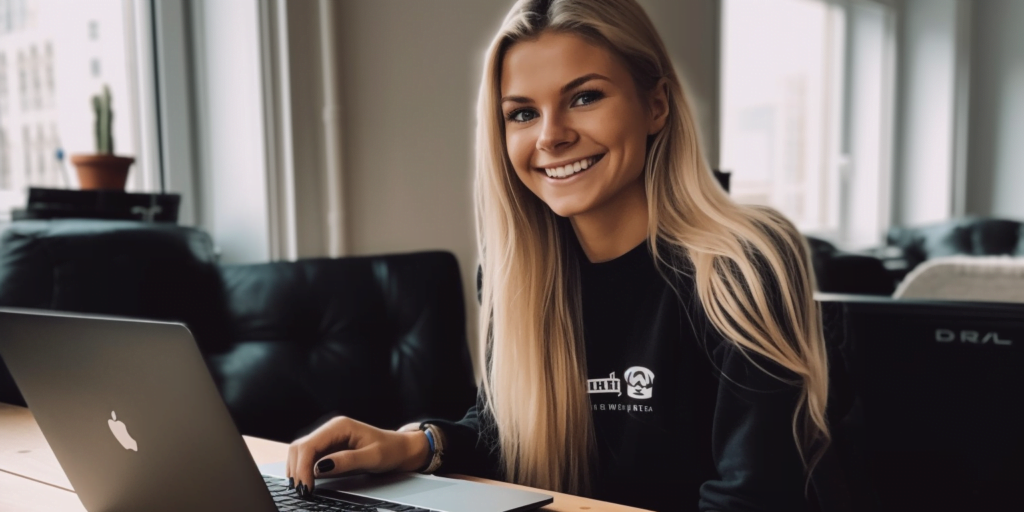Dansk pige overvejer mulighederne for hurtigt lån